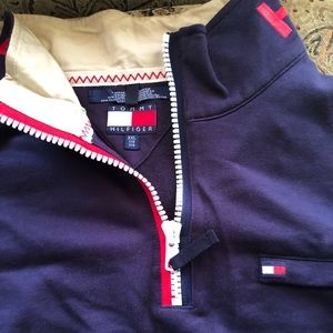 Vintage Tommy Hilfiger 1/4 Zip Neck Sweatshirt